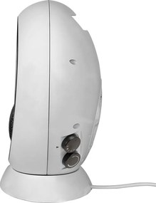 Aquecedor com lareira de 1500W, 35 x 31 x 18 cm Branco