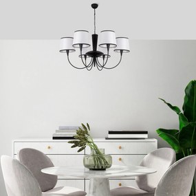Chandelier Pardo – Preto – Diâmetro 90 cm, Altura 85 cm