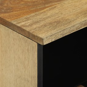 Armário de TV - 70x33.5x46 cm, Madeira de Mangueira Maciça