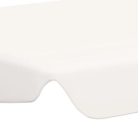 Toldo suplente baloiço jardim 188/168x145/110 cm branco