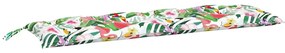 Almofadões p/ banco de jardim 2 pcs 150x50x7 cm tecido multicor