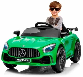 MERCEDES GTR MINI CARRO ELÉTRICO INFANTIL 12V VERDE