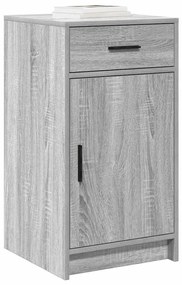 lado vidaXL cinza Sonoma 40x41x75 cm madeira engenheirada