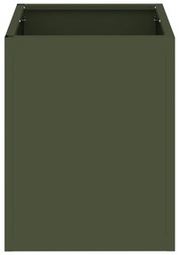 Vaso de Jardim Verde Azeitona 50 x 32 x 40 cm