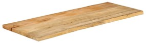 Tampo de mesa c/ borda viva 140x60x3,8 cm mangueira maciça