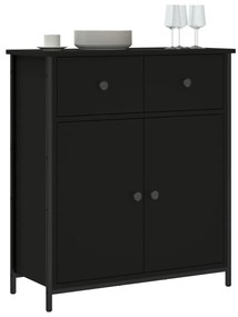 Aparador 70x30x80 cm derivados de madeira preto