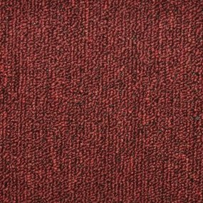 Tapete/carpete para escadas 15 pcs 65x24x4 cm vermelho