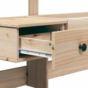 Estrutura da Cama com gaveta Castanho 120 x 200 cm