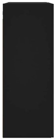 Armário de parede 69,5x34x90 cm preto