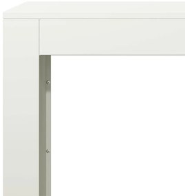 Suporte para lenha 100x40x100 cm aço branco