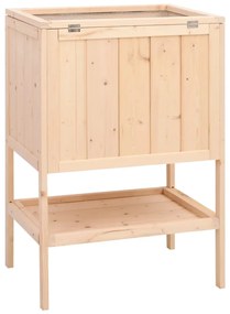Gaiola para hamster 55x40x80 cm madeira de abeto maciça