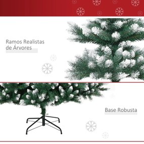 HOMCM Árvore de natal de 210 cm 2012ramos com Suporte Metálico Árvore