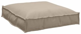 vidaXL Almofada de palete para assento taupe 70x70x12 cm - Tecido Oxford