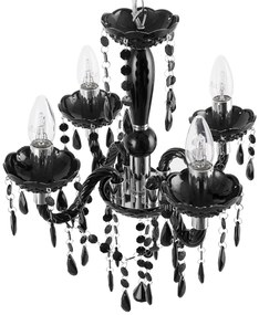 Lustre preto KALANG Beliani