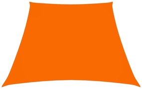 vidaXL Para-sol estilo vela tecido oxford trapézio 2/4x3 m laranja
