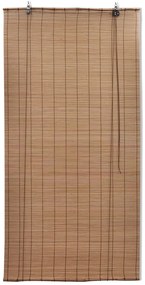 Estores de rolo 2 pcs 150 x 220 cm bambu castanho