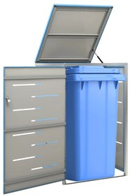 vidaXL Abrigo para caixote do lixo 69x77,5x112,5 cm aço inoxidável