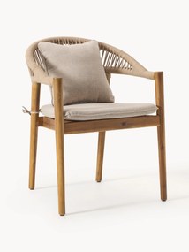 Cadeiras de jardim em madeira de acácia Marc, conjunto de 2