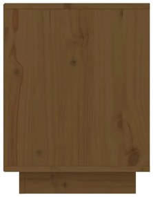 Sapateira 60x34x45 cm madeira de pinho maciça castanho mel