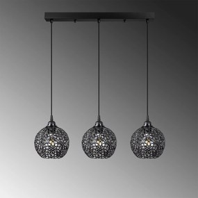 Candeeiro de Teto Hay – Preto – 69 x 17 x 113 cm