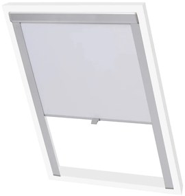 131284 vidaXL Persianas rolantes, opacas, branco, M08/308
