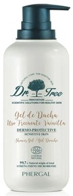 Gel de duche Dr. Tree   Pele sensível Baunilha Uso Diário 500 ml