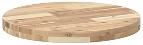 Tampo de mesa redondo Ø50x4 cm madeira de acácia maciça