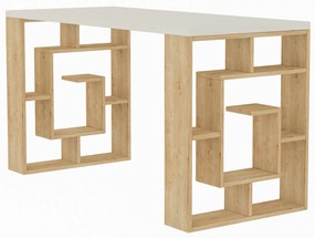 Secretária Lima – Branco e Antracite – 120x75,4x60 cm