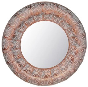Espelho de parede ø 75 cm cobre KOLLAM Beliani