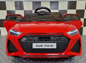 Audi RS 6 Carro eletrico infantil 12V Vermelho