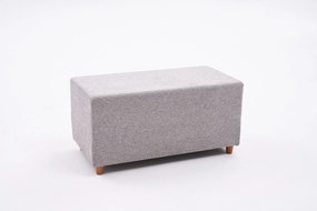 Pouffe Genma Gabbana – Branco – 80x40x40 cm