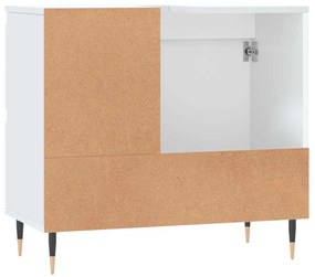 Armário de casa de banho 65x33x60cm derivados de madeira branco