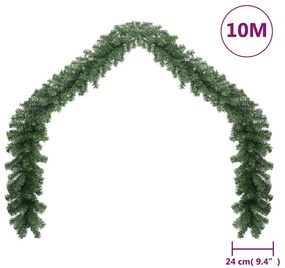 Grinalda de Natal com luzes LED 10 m