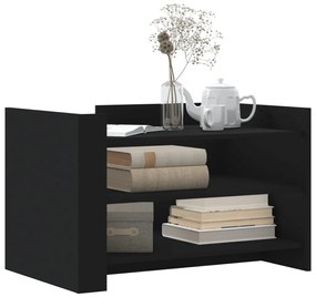 Mesa de centro 80x50x50 cm derivados de madeira preto