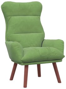 Poltrona Relaxante Velvet Verde Claro