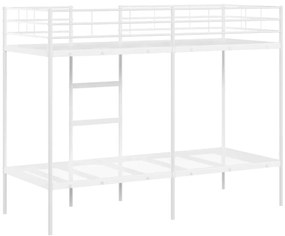 Beliche sem colchão 75x190 cm aço branco