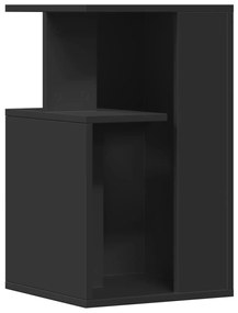 Mesa de apoio 35x35x60 cm derivados de madeira preto
