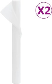 vidaXL Coberturas para plantas 2 rolos 70 g/m² 10x1,6 m