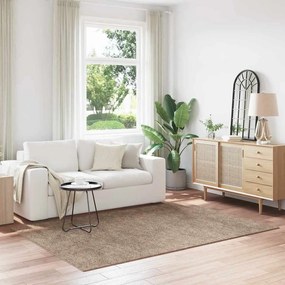 vidaXL Tapete Castanho 160 x 230 cm Polipropileno