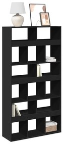 vidaXL Estante 100x33x187,5 cm derivados de madeira preto