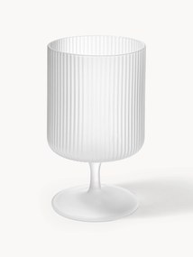 Copos de vinho artesanais com padrão em relevo Ripple, conjunto de 2