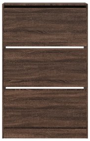 Sapateira 80x21x125,5 cm derivados de madeira carvalho castanho