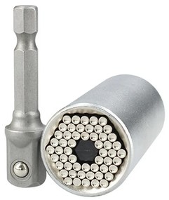 Chave de Copo Ferrestock 7 a 19 mm Aço 3/8"