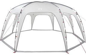 Tenda de festas impermeável cinzento