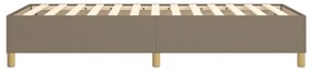Estrutura de cama sem colchão 80x200 cm tecido cinzento