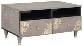 vidaXL Mesa de centro with Drawer Cinzeto 80 x 54 x 40 cm