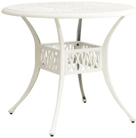5 pcs conjunto de bistrô alumínio fundido branco