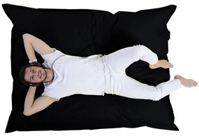 Puff de Jardim Giant Cushion 140x180 – Preto – 180x140x30 cm | Tribo H