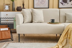 Sofá de Canto Revos – Creme – 250x86x100 cm