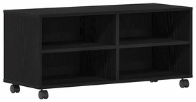 Armário de TV vidaXL Preto 90x35x35 cm em Madeira Derivada